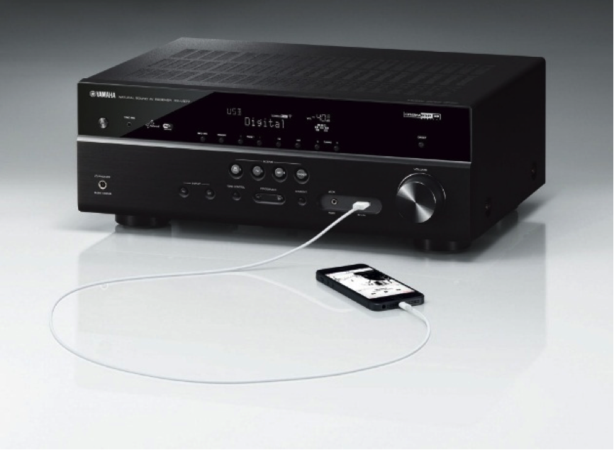 新款上市：RX-V577，AG尊龙7.2声道数码家庭影院收音扩音机 
